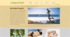 Desktop Screenshot of nutrohealth.com